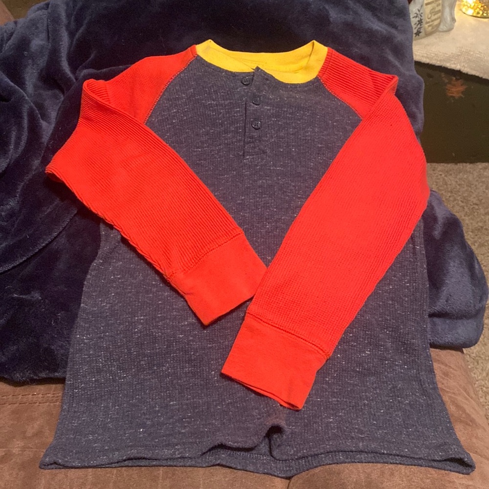 Boys long sleeve knit shirt